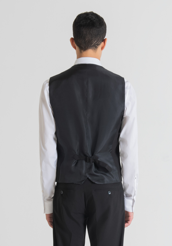 GILET SLIM FIT EN TISSU STRETCH - Antony Morato Online Shop