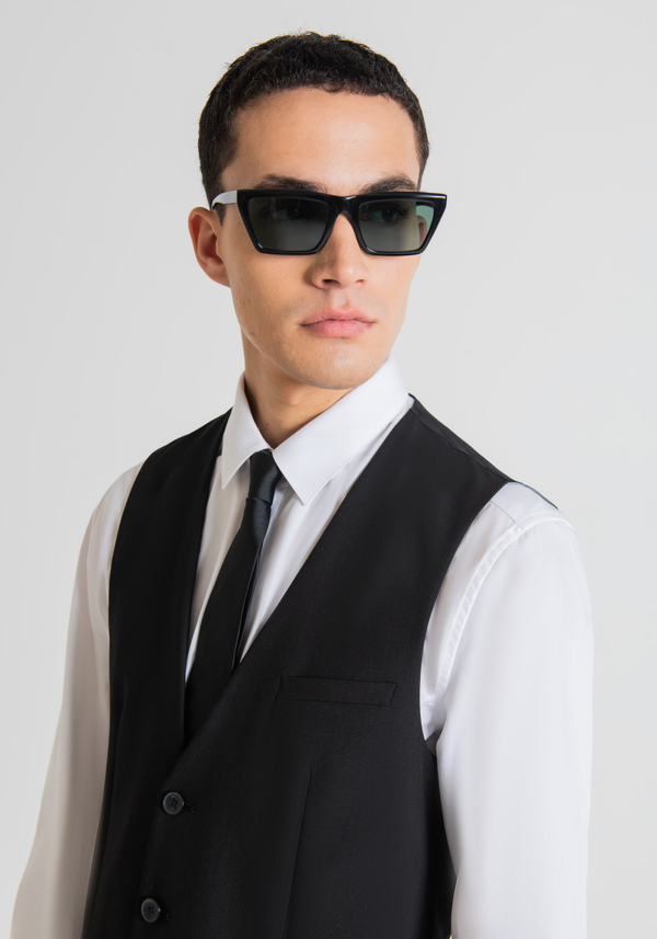 GILET SLIM FIT EN TISSU STRETCH - Antony Morato Online Shop
