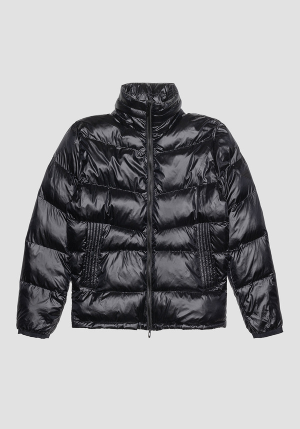 REGULAR FIT JACKET WITH ECO-SUSTAINABLE PADDING WITH AN IRIDESCENT EFFECT - Antony Morato Online Shop