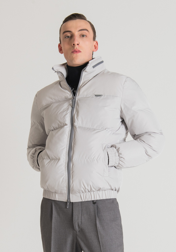 REGULAR FIT JACKET IN TECHNICAL FABRIC WITH ECO-SUSTAINABLE PADDING - Antony Morato Online Shop