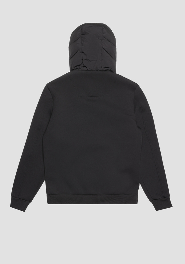 SLIM-FIT JACKET IN PADDED TECHNICAL FABRIC WITH HOOD - Antony Morato Online Shop