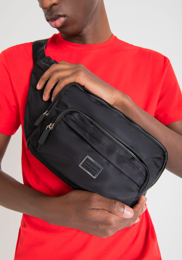 BELT BAG IN PLAIN HI-TECH FABRIC - Antony Morato Online Shop