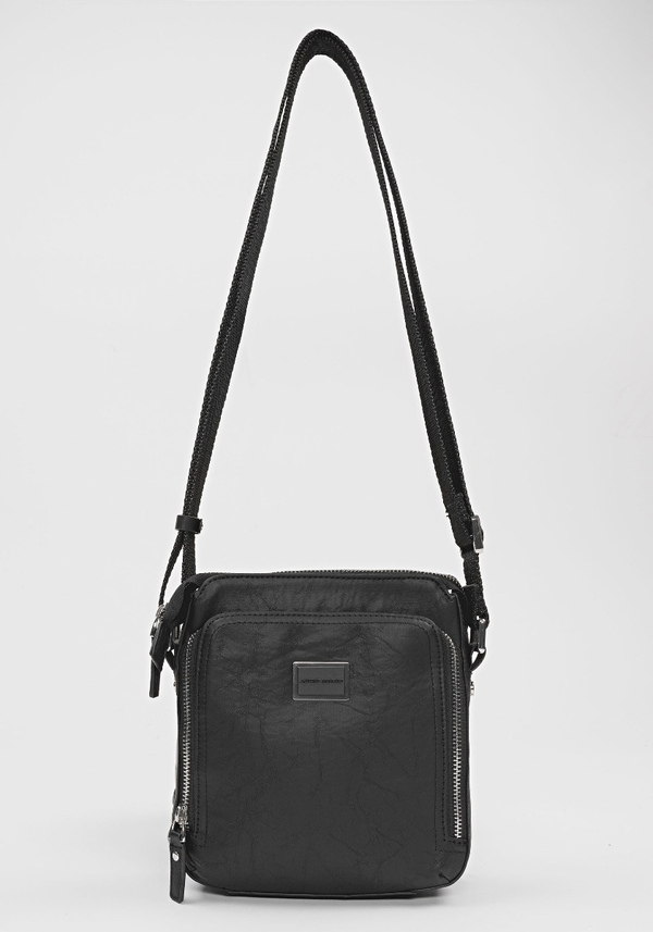 SAC BANDOULIÈRE EN SIMILICUIR AVEC POCHE À SOUFFLET - Antony Morato Online Shop