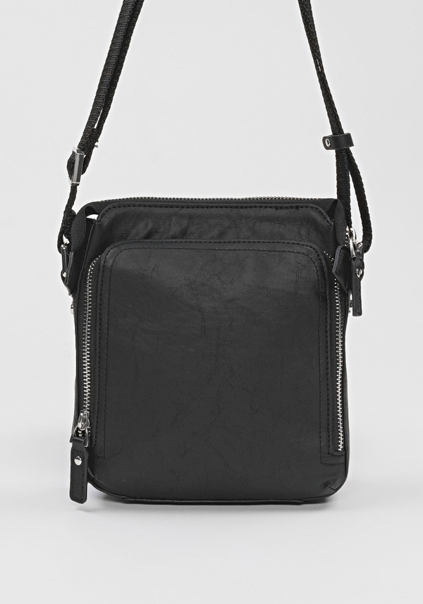 SAC BANDOULIÈRE EN SIMILICUIR AVEC POCHE À SOUFFLET - Antony Morato Online Shop