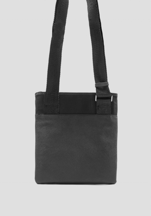 SAC BANDOULIÈRE EN POPELINE ET SIMILICUIR SAFFIANO - Antony Morato Online Shop