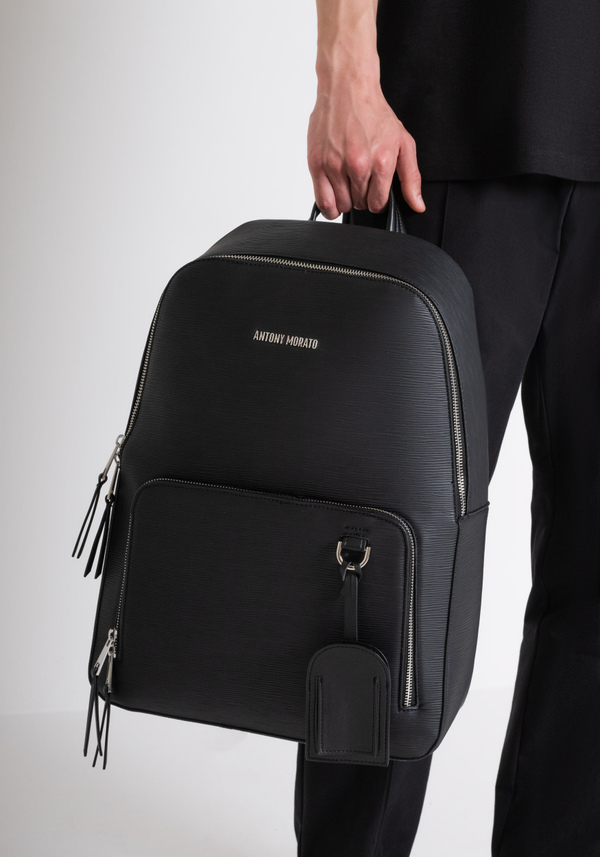 BACKPACK IN PALMELLATO EFFECT FABRIC - Antony Morato Online Shop