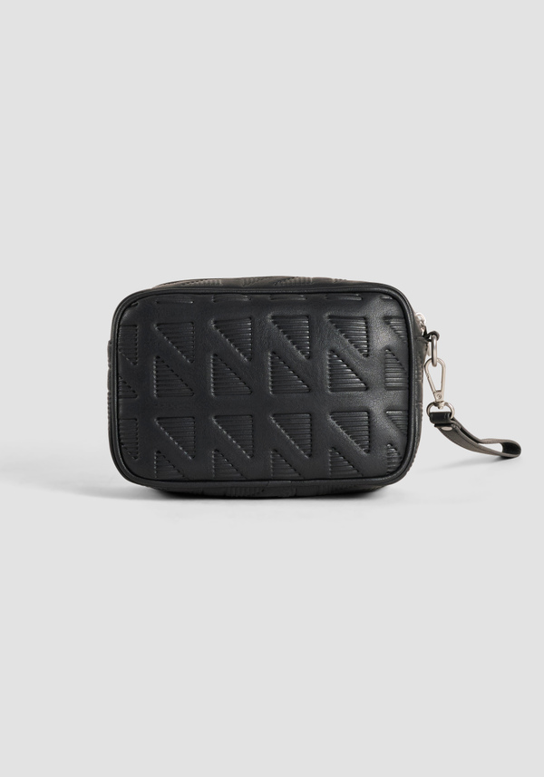 CLUTCH IN FAUX LEATHER WITH GEOMETRIC PATTERN - Antony Morato Online Shop