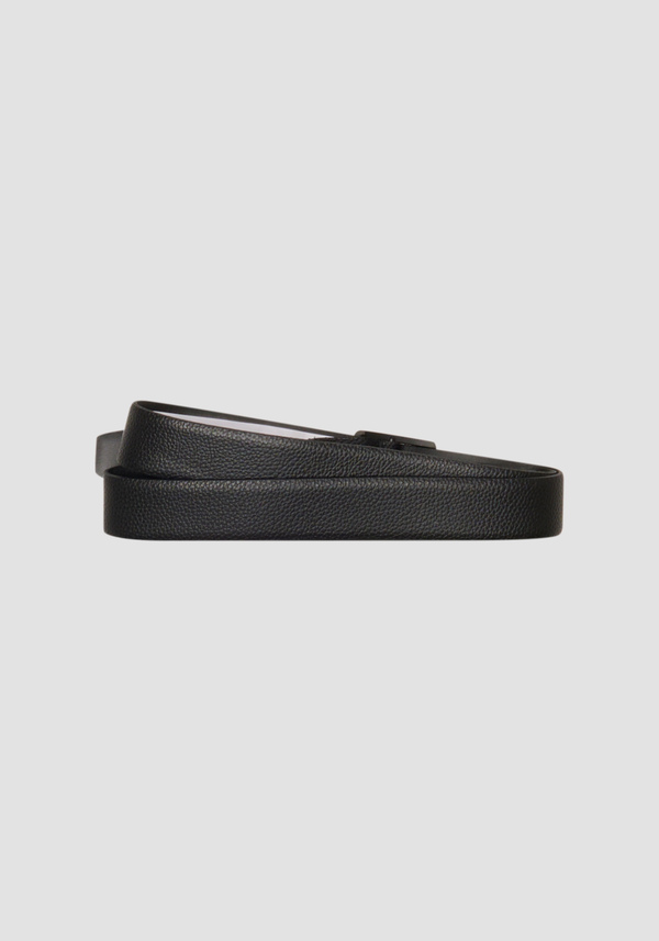CEINTURE EN CUIR VÉRITABLE AVEC BOUCLE POINTUE - Antony Morato Online Shop