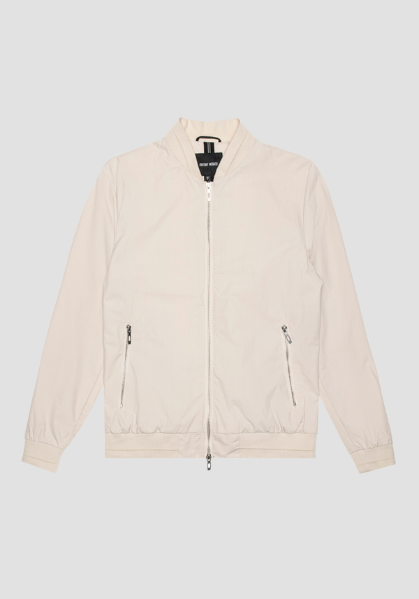 CHAQUETA REGULAR FIT DE NAILON RIPSTOP CON PLACA CON LOGOTIPO - Antony Morato Online Shop
