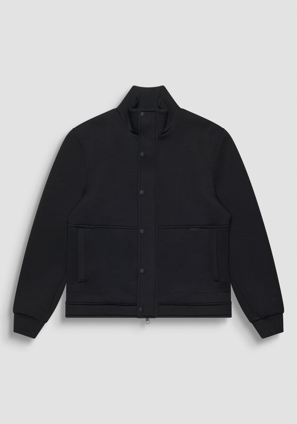 REGULAR FIT JACKET IN SCUBA FABRIC WITH POCKETS - Antony Morato Online Shop