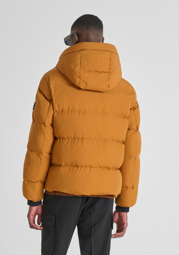 RELAXED FIT DOWN JACKET IN TEXTURED FABRIC WITH DUPONT SORONA ECO-PADDING - Antony Morato Online Shop
