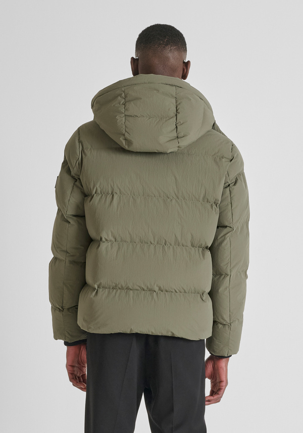 RELAXED FIT DOWN JACKET IN TEXTURED FABRIC WITH DUPONT SORONA ECO-PADDING - Antony Morato Online Shop