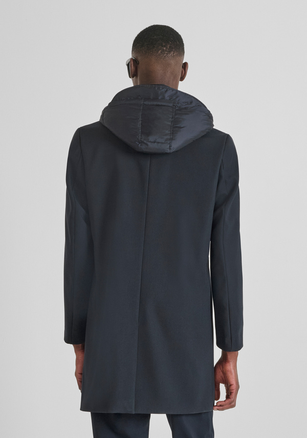 REGULAR FIT COAT WITH ECO-PADDED DUPONT SORONA HOOD - Antony Morato Online Shop