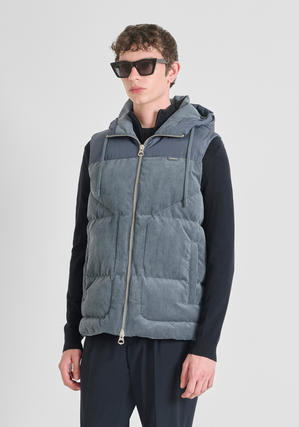 GILET REGULAR FIT AVEC ECO-REMBOURRAGE DUPONT SORONA DUPONT SORONA - Antony Morato Online Shop