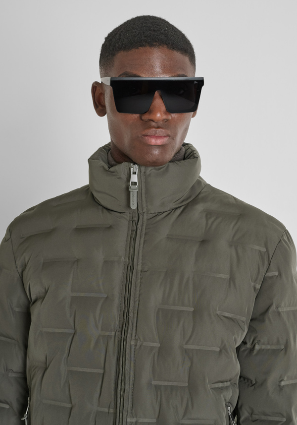 REGULAR FIT QUILTED JACKET WITH DUPONT SORONA ECO-PADDING - Antony Morato Online Shop