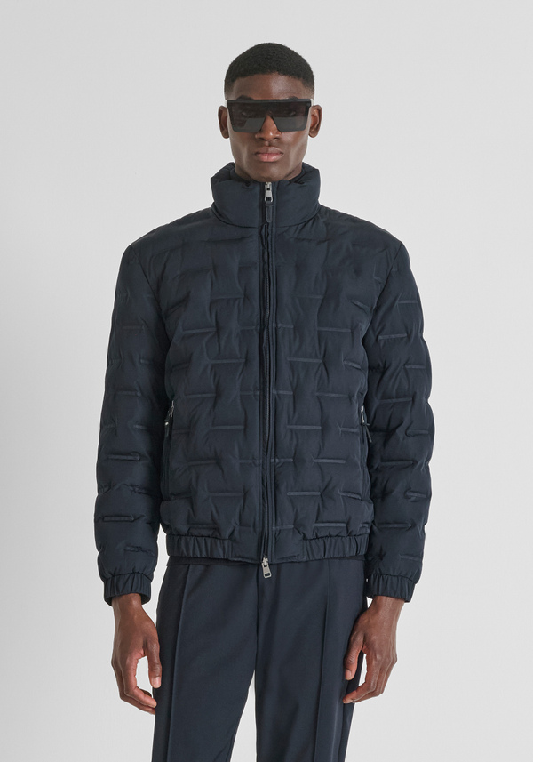 REGULAR FIT QUILTED JACKET WITH DUPONT SORONA ECO-PADDING - Antony Morato Online Shop
