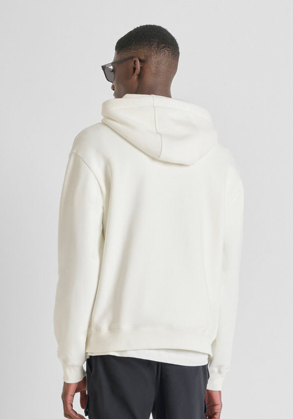 SWEAT À CAPUCHE REGULAR FIT EN MÉLANGE DE COTON - Antony Morato Online Shop