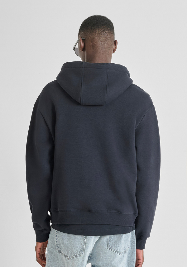 SWEAT À CAPUCHE REGULAR FIT EN MÉLANGE DE COTON - Antony Morato Online Shop
