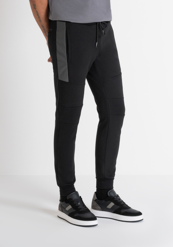 SWEATHOSE SLIM FIT AUS BAUMWOLL-MISCHGEWEBE MIT GUMMIZUG - Antony Morato Online Shop