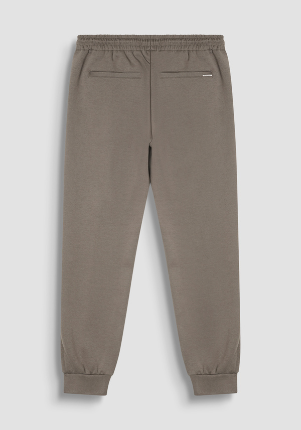 CARROT FIT FLEECE TROUSERS IN COTTON BLEND - Antony Morato Online Shop