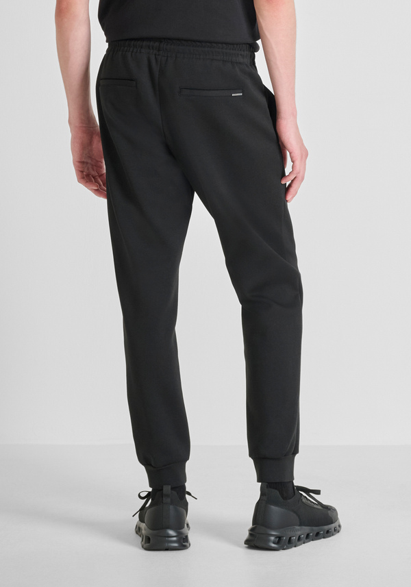 CARROT FIT FLEECE TROUSERS IN COTTON BLEND - Antony Morato Online Shop