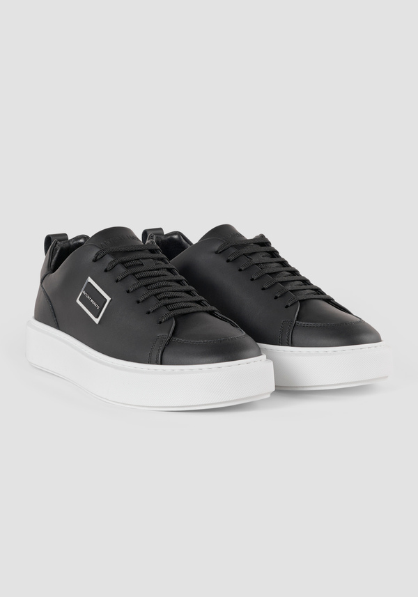 "METAL DIXON" SNEAKERS IN LEATHER - Antony Morato Online Shop