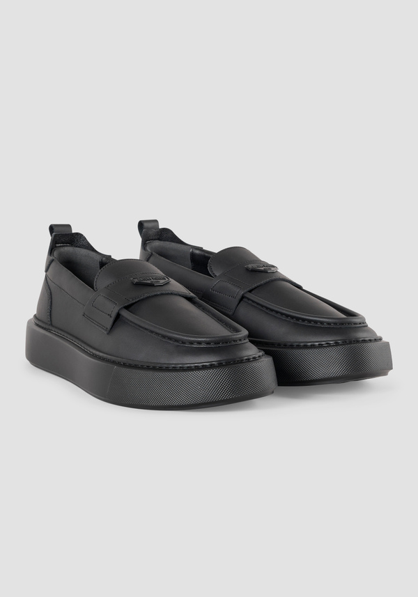 MOCASSINS « METAL ROWAN » EN CUIR - Antony Morato Online Shop