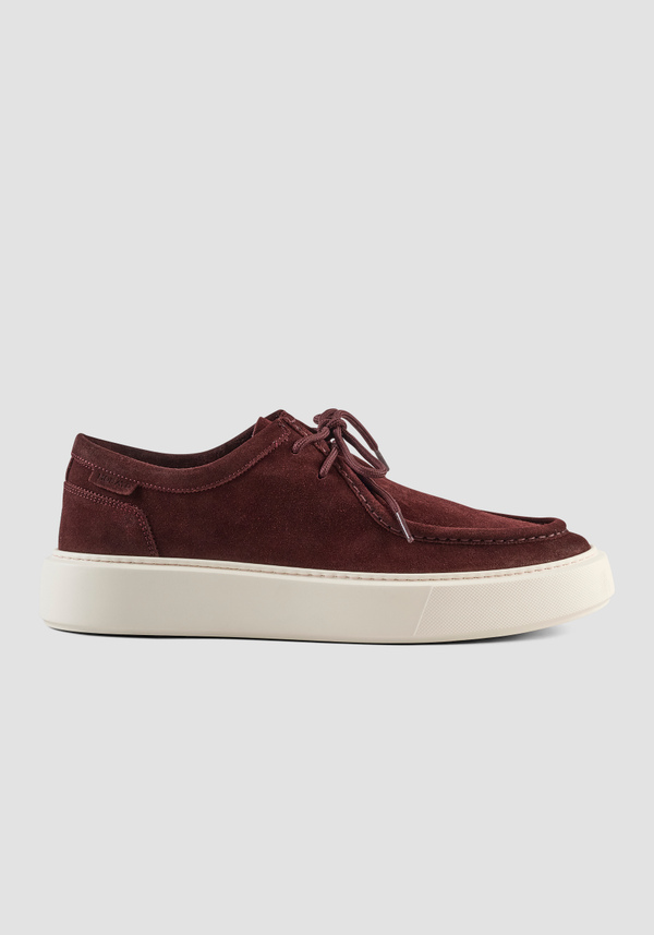 "NICHOLAS" LACE-UP LOAFER IN SUEDE - Antony Morato Online Shop