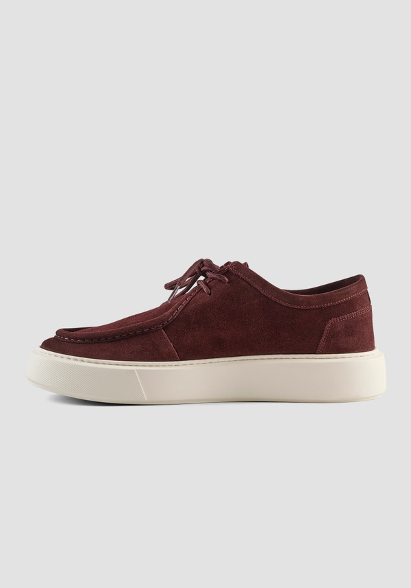 "NICHOLAS" LACE-UP LOAFER IN SUEDE - Antony Morato Online Shop