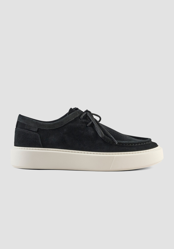 MOCASSIN À LACETS « NICHOLAS » EN DAIM - Antony Morato Online Shop