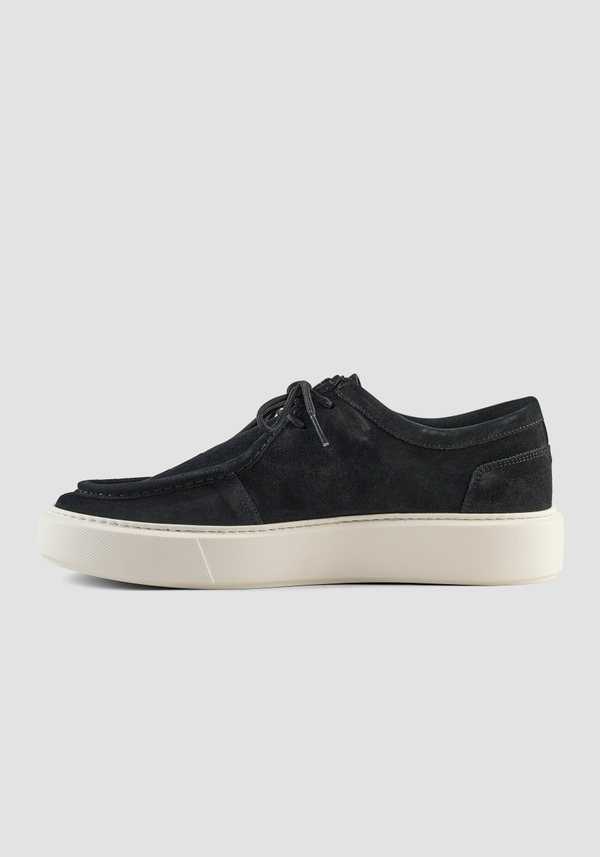MOCASSIN À LACETS « NICHOLAS » EN DAIM - Antony Morato Online Shop