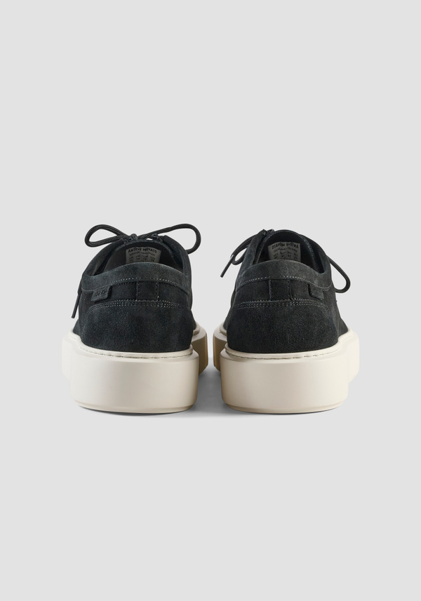 MOCASSIN À LACETS « NICHOLAS » EN DAIM - Antony Morato Online Shop