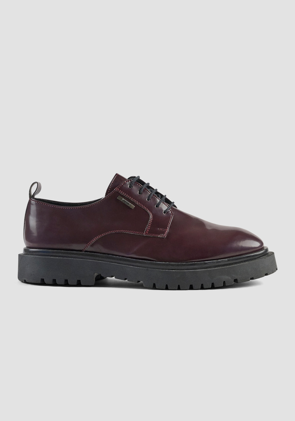 SHINY "RUSSELL" DERBY IN PATENT FAUX LEATHER - Antony Morato Online Shop