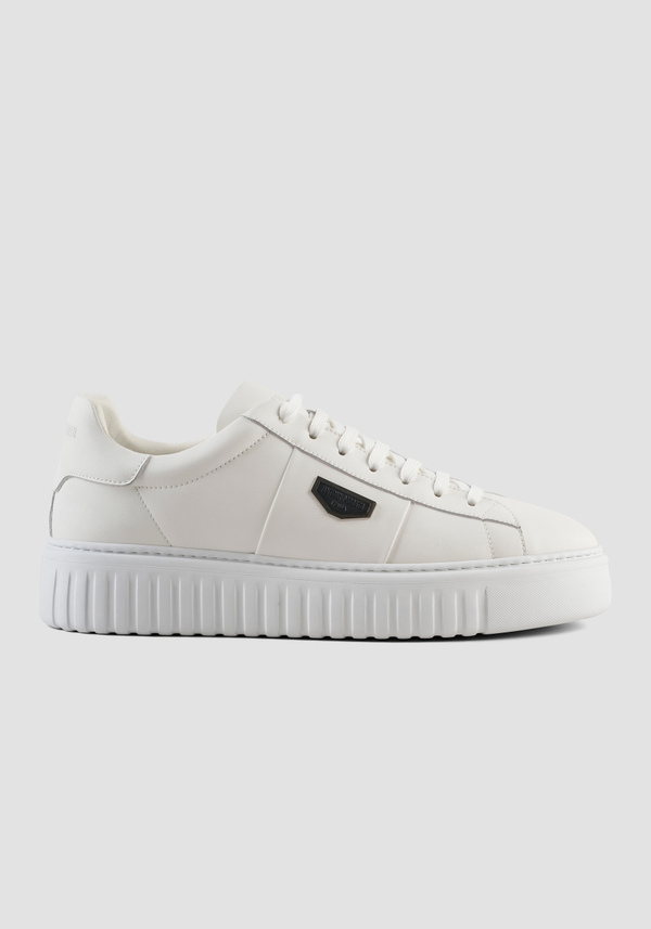 METAL "HOLT" SNEAKER IN LEATHER - Antony Morato Online Shop