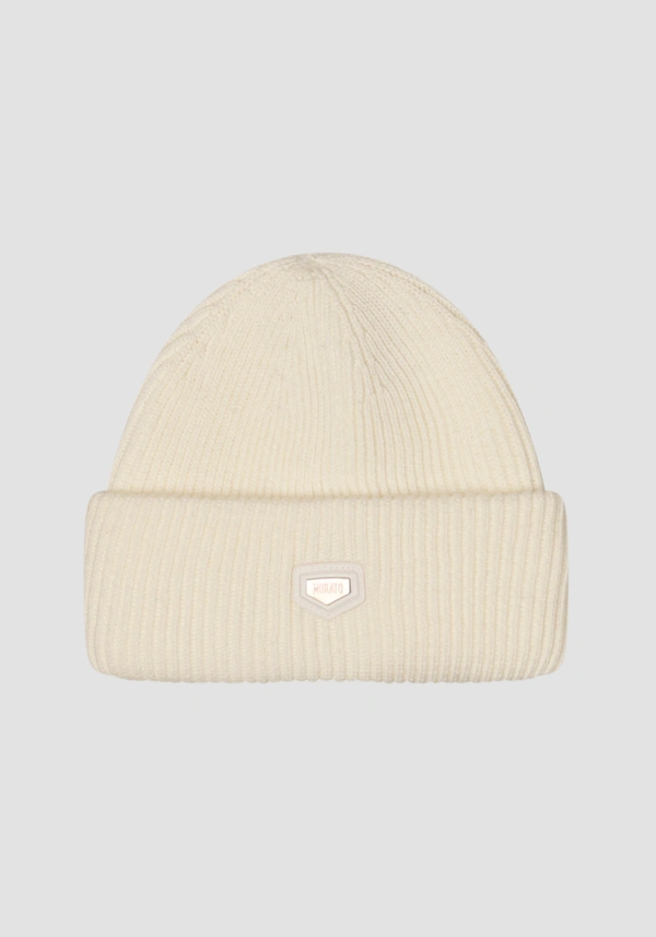 WOVEN WOOL BLEND BEANIE - Antony Morato Online Shop
