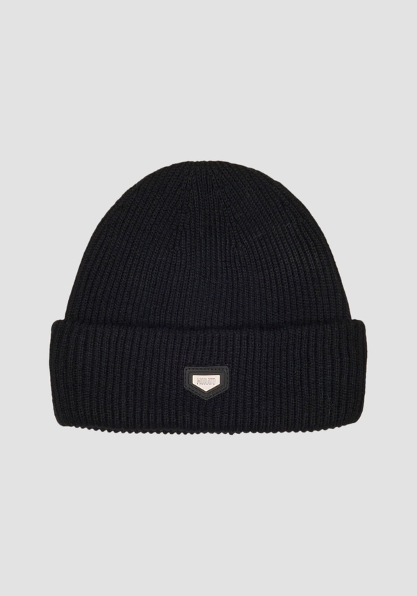 BONNET EN MÉLANGE LAINE TRAVAILLÉE - Antony Morato Online Shop