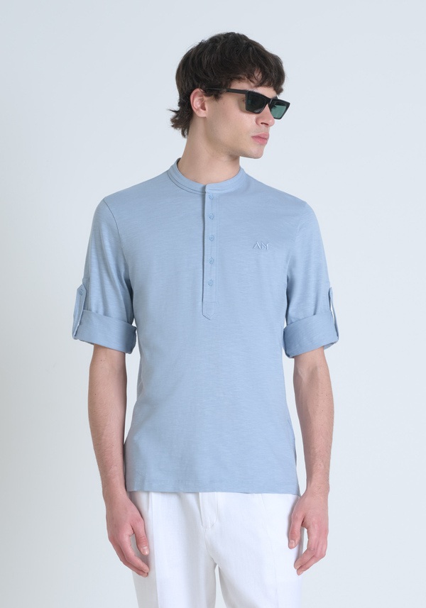 T-SHIRT REGULAR FIT IN COTONE CON LOGO RICAMATO - Antony Morato Online Shop