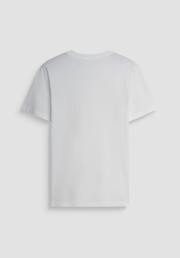 T-SHIRT COUPE REGULAR EN COTON AVEC LOGO IMPRIMÉ - Antony Morato Online Shop