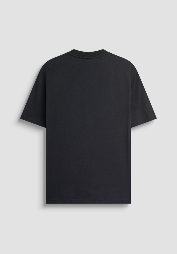 REGULAR FIT T-SHIRT IN COTTON WITH LOGO PRINT - Antony Morato Online Shop