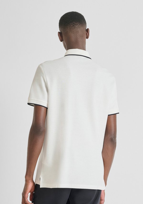 POLO REGULAR FIT EN PIQUÉ DE ALGODÓN CON LOGO ESTAMPADO - Antony Morato Online Shop