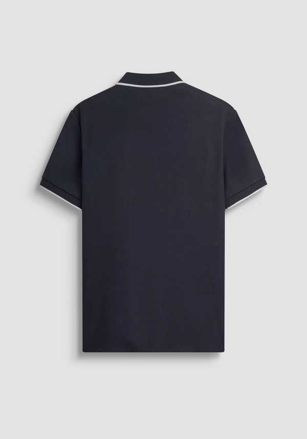 POLO REGULAR FIT IN PIQUET DI COTONE CON LOGO STAMPATO - Antony Morato Online Shop