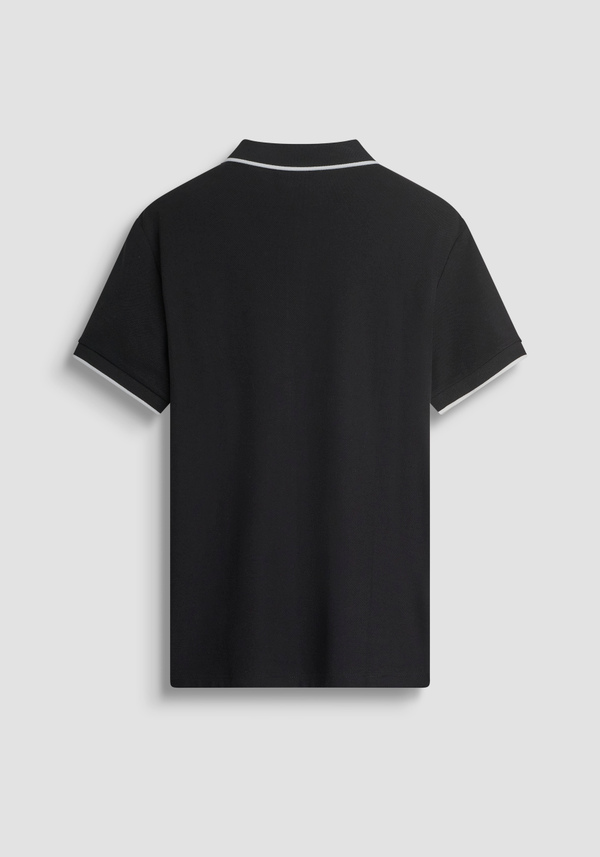 POLO REGULAR FIT EN PIQUÉ DE COTON AVEC LOGO IMPRIMÉ - Antony Morato Online Shop