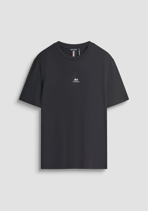 T-SHIRT RELAXED COTTON JERSEY SHIRT WITH LOGO - Antony Morato Online Shop