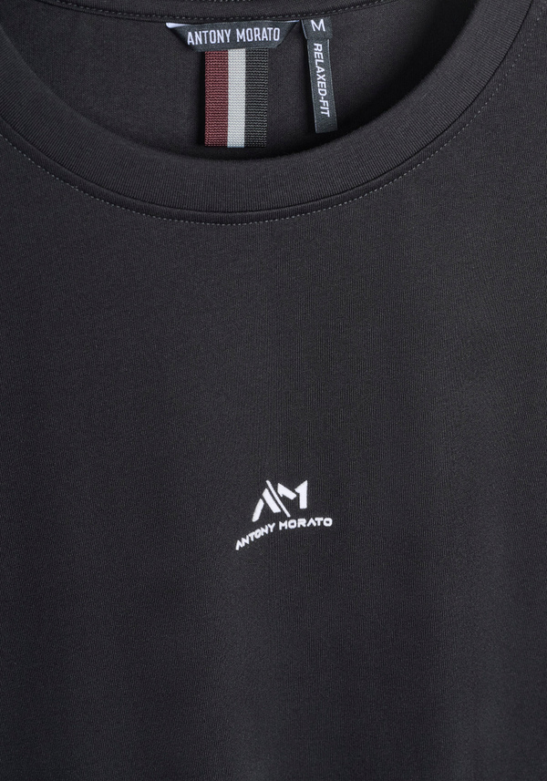 T-SHIRT RELAXED COTTON JERSEY SHIRT WITH LOGO - Antony Morato Online Shop