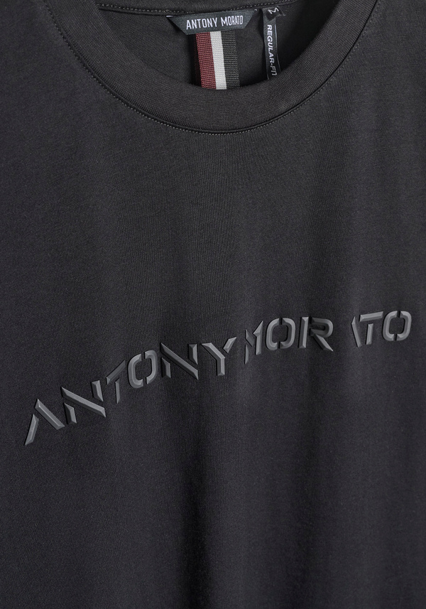 T-SHIRT REGULAR FIT EN JERSEY DE COTON AVEC IMPRIMÉ DIAMANT - Antony Morato Online Shop