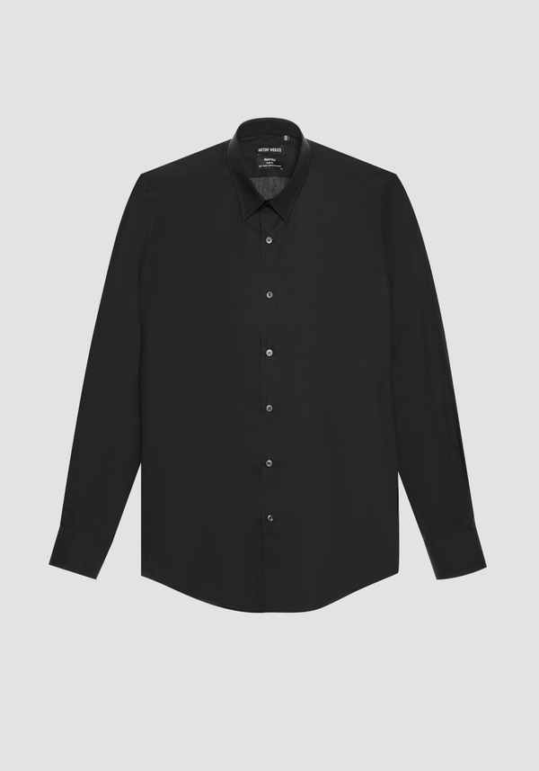 CAMICIA SLIM FIT “NAPOLI” IN COTONE EASY IRON TINTA UNITA - Antony Morato Online Shop