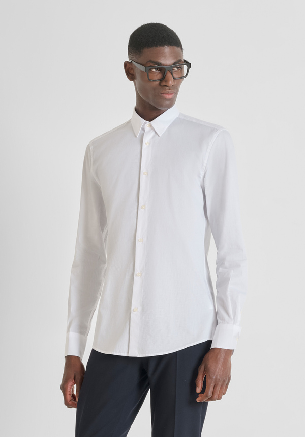 CAMICIA "NAPOLI" SLIM FIT IN TESSUTO JACQUARD - Antony Morato Online Shop