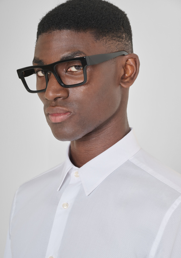 CAMICIA "NAPOLI" SLIM FIT IN TESSUTO JACQUARD - Antony Morato Online Shop