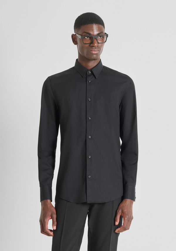 "NAPOLI" SLIM FIT SHIRT IN 100% COTTON - Antony Morato Online Shop