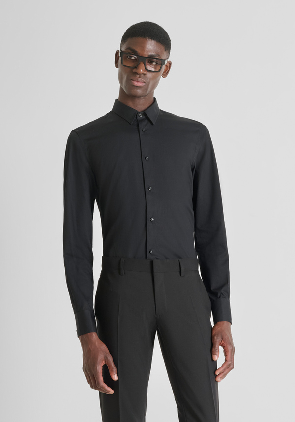 "NAPOLI" SLIM FIT SHIRT IN 100% COTTON - Antony Morato Online Shop